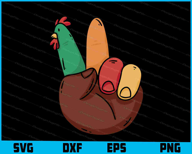 Turkey Hand Thanksgiving Funny