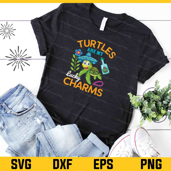 Turtles Are My Lucky Charms Svg Cutting Printable File  - Premium Cutting Files in SVG, PNG & EPS Formats - Premium SVG Cutting Files for Crafts