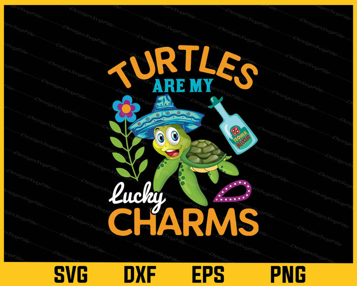 Turtles Are My Lucky Charms Svg Cutting Printable File  - Premium Cutting Files in SVG, PNG & EPS Formats - Premium SVG Cutting Files for Crafts