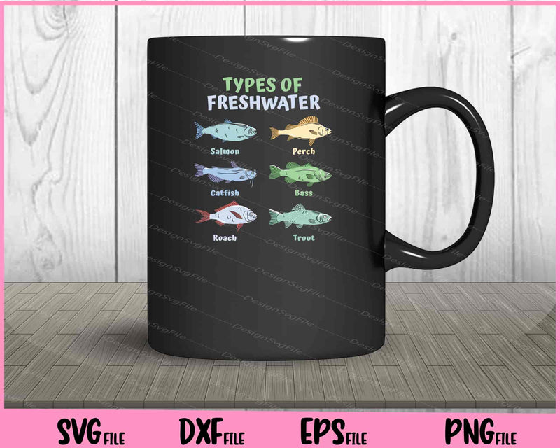 Types Of Freshwater Fish Animals mug