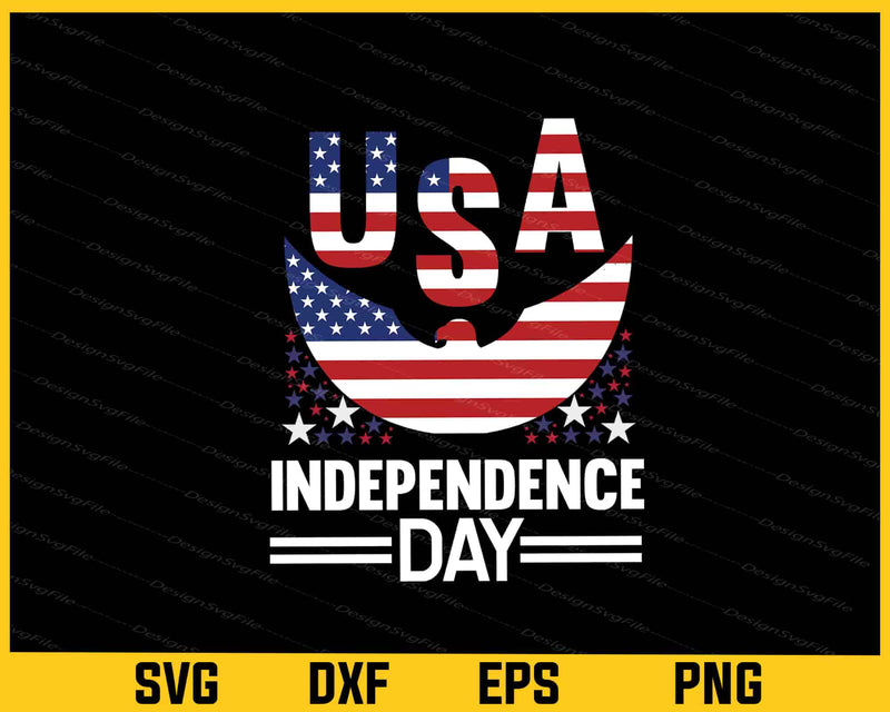 USA Independence Day Svg Cutting Printable File