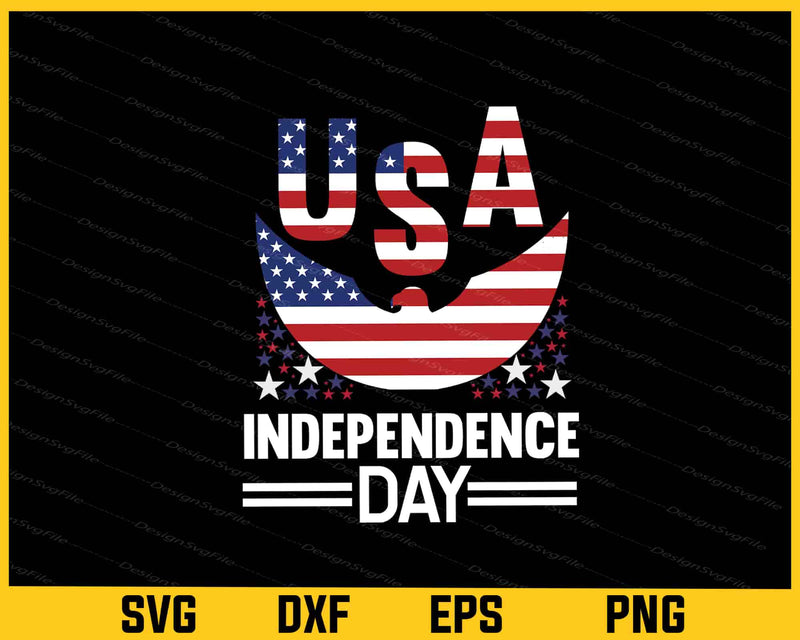 USA Independence Day Svg Cutting Printable File  - Premium Cutting Files in SVG, PNG & EPS Formats - Premium SVG Cutting Files for Crafts