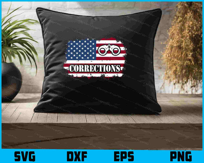 US Flag SVG, Corrections T-Shirt