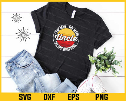 Uncle The Man The Myth Vintage Svg Cutting Printable File  - Premium Cutting Files in SVG, PNG & EPS Formats - Premium SVG Cutting Files for Crafts