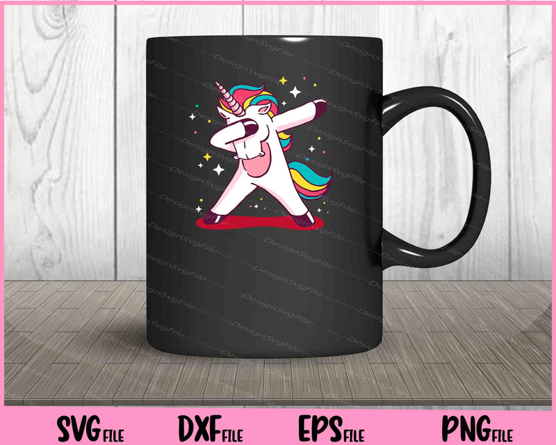 Unicorn Dabbing Cartoon Svg Cutting Printable Files