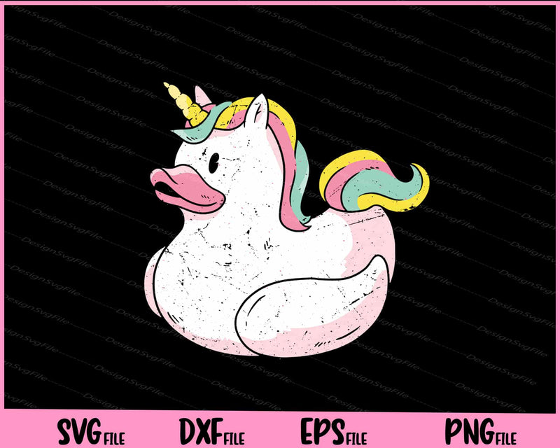 Unicorn Duck Funny svg