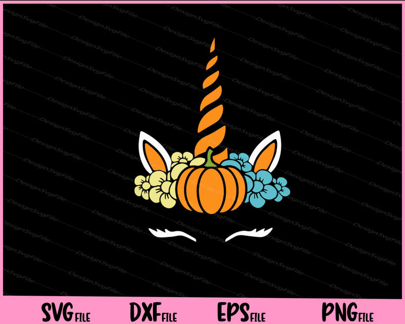Unicorn Pumpkin Day Svg Cutting Printable Files  - Premium Cutting Files in SVG, PNG & EPS Formats - Premium SVG Cutting Files for Crafts