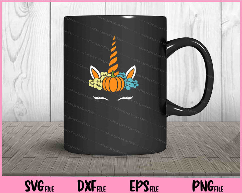 Unicorn Pumpkin Day mug