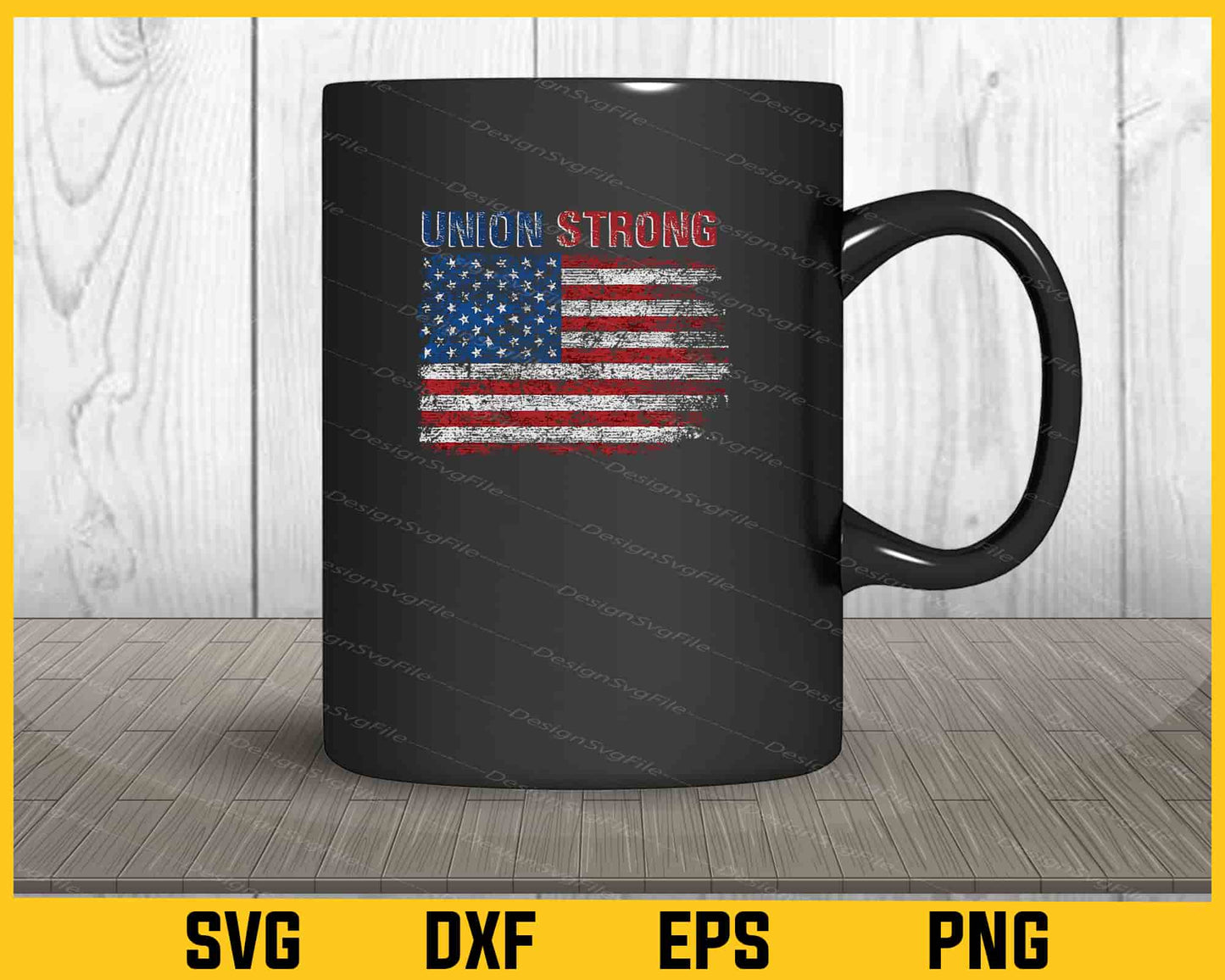 Union Strong American Flag Svg Cutting Printable File  - Premium Cutting Files in SVG, PNG & EPS Formats - Premium SVG Cutting Files for Crafts