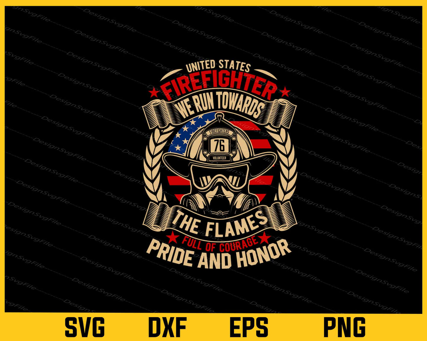 United States Firefighter We Run Towards Svg Cutting Printable File  - Premium Cutting Files in SVG, PNG & EPS Formats - Premium SVG Cutting Files for Crafts