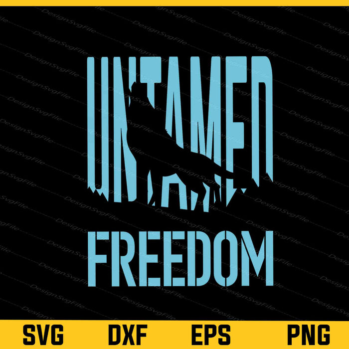 Untamed Freedom Wolf Svg Cutting Printable File  - Premium Cutting Files in SVG, PNG & EPS Formats - Premium SVG Cutting Files for Crafts