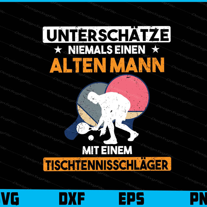 Unterschätze Niemals Einen Alten Tischtennisschläger