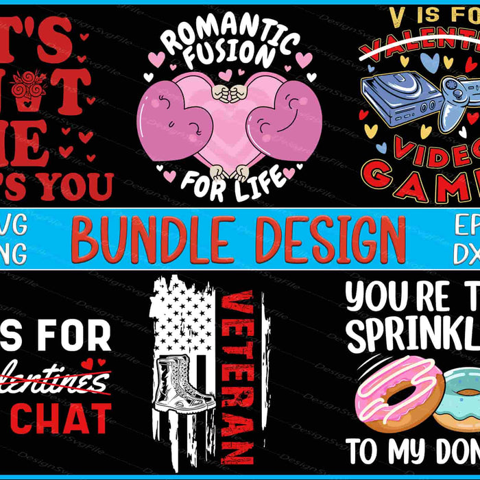 Valentine's Day Bundle SVG, Video Games PNG