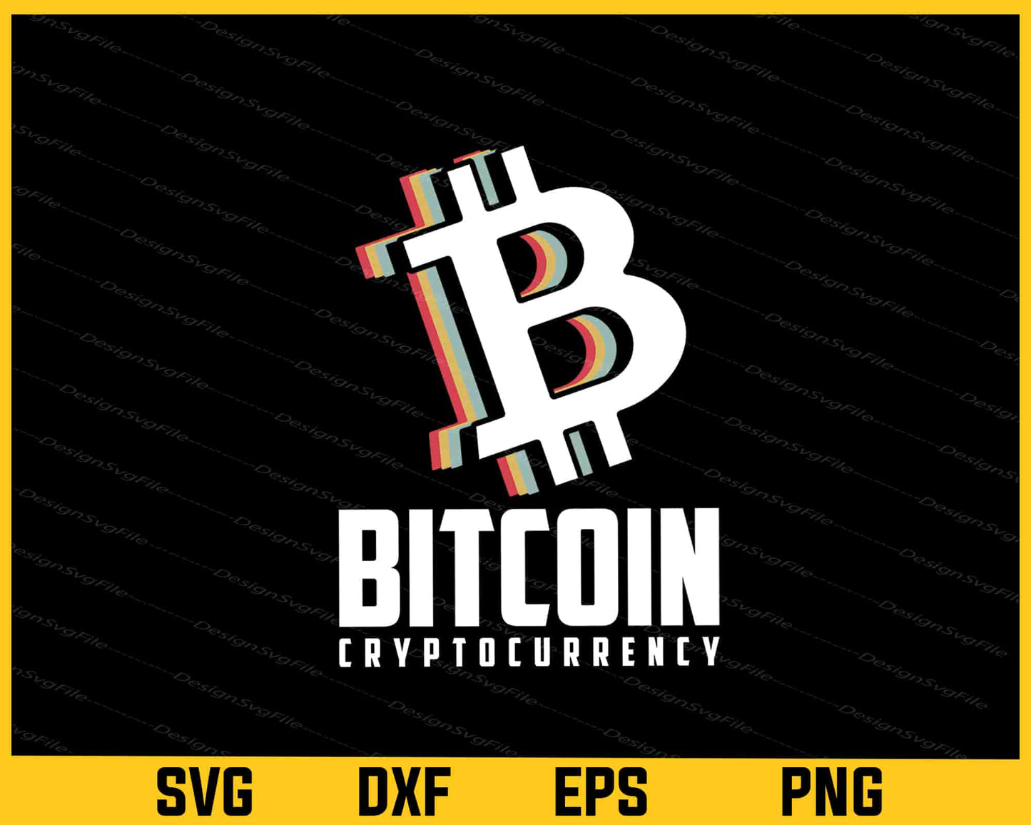 Vintage Bitcoin Cryptocurrency Svg Cutting Printable File  - Premium Cutting Files in SVG, PNG & EPS Formats - Premium SVG Cutting Files for Crafts