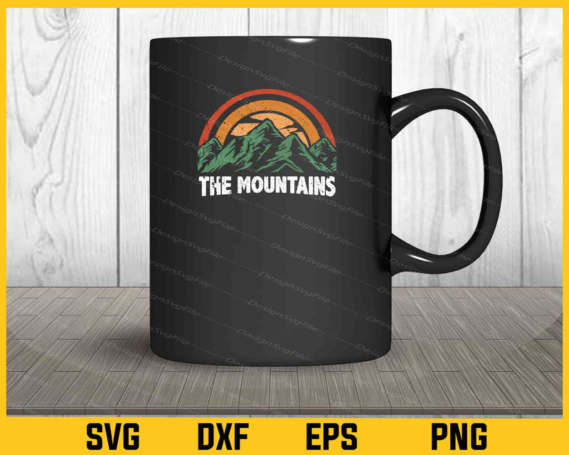 Vintage The Mountain Camping mug