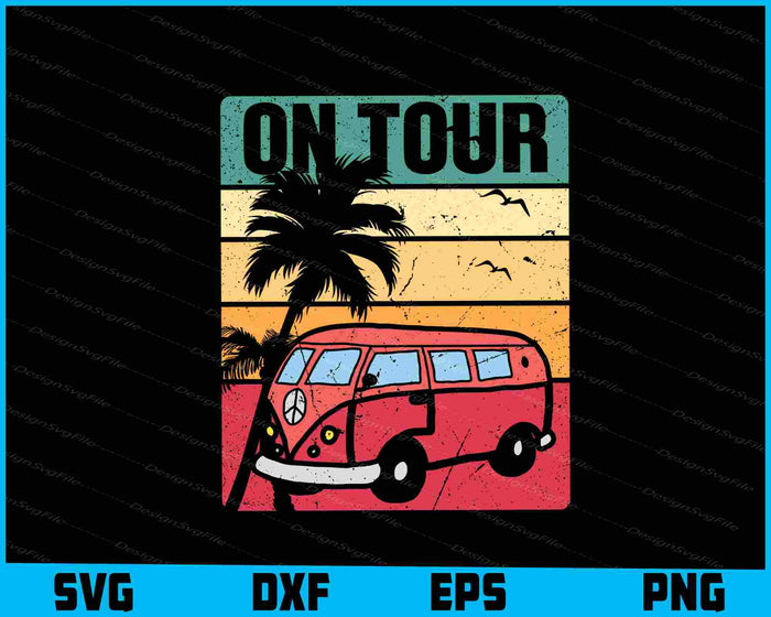 Vw Multivan Vintege On Tour T-shirt