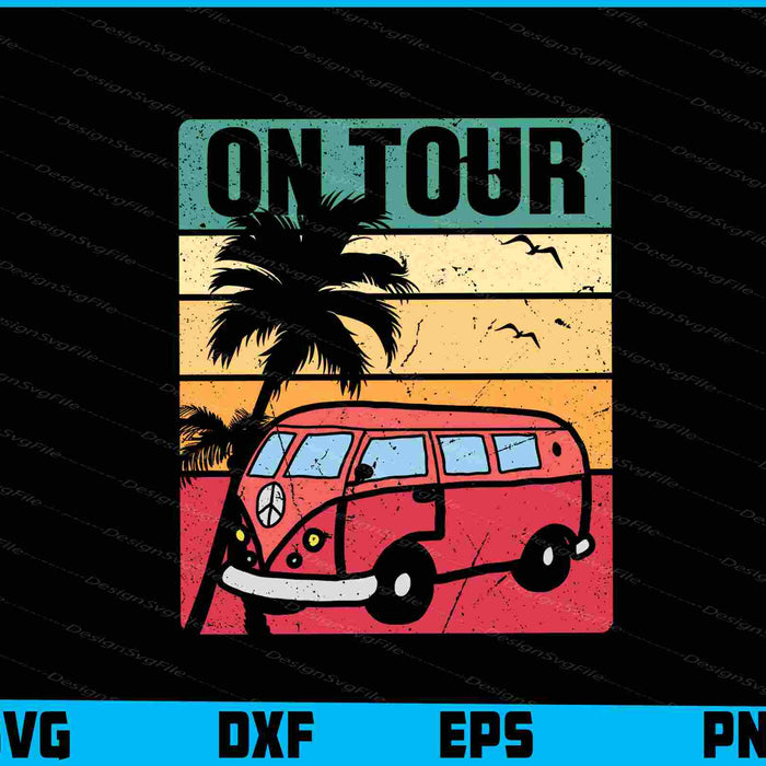 Vw Multivan Vintege On Tour T-shirt