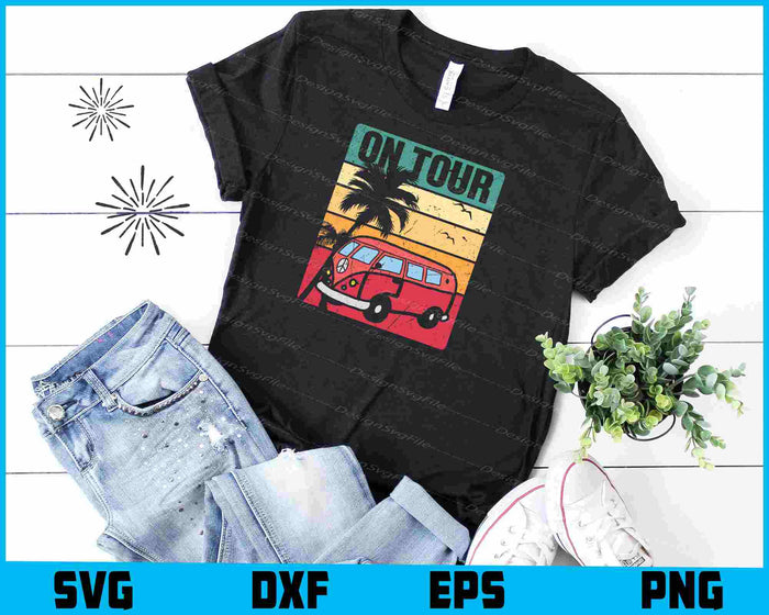 Vw Multivan Vintege On Tour T-shirt