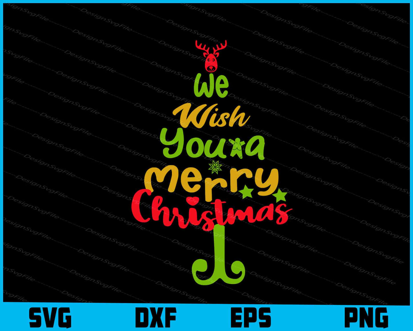 We Wish You A Merry Christmas Svg Dxf Png For Silhouette, Cut Files  - Premium Cutting Files in SVG, PNG & EPS Formats - Premium SVG Cutting Files for Crafts