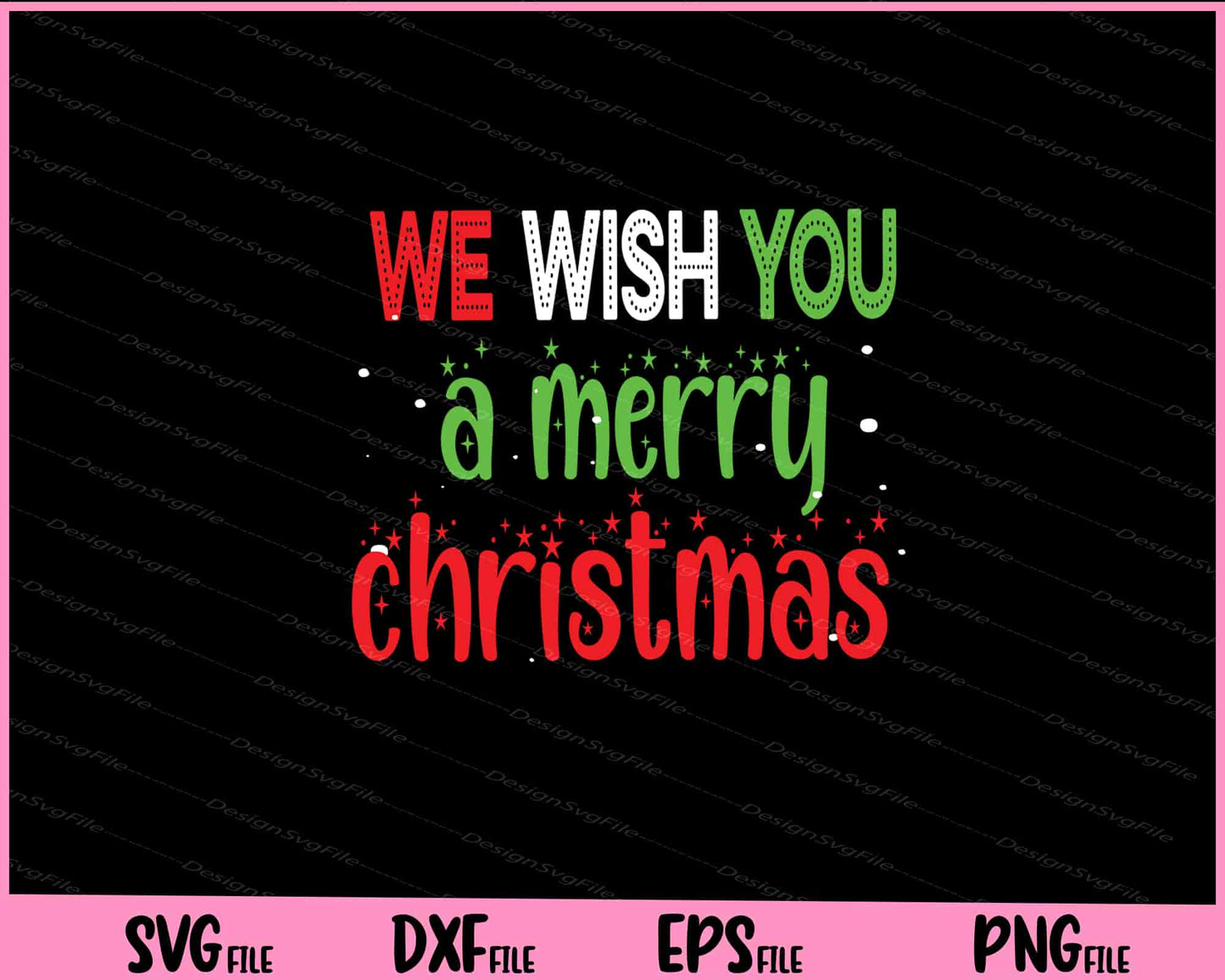 We wish you a merry Christmas art Svg Cutting Printable Files  - Premium Cutting Files in SVG, PNG & EPS Formats - Premium SVG Cutting Files for Crafts