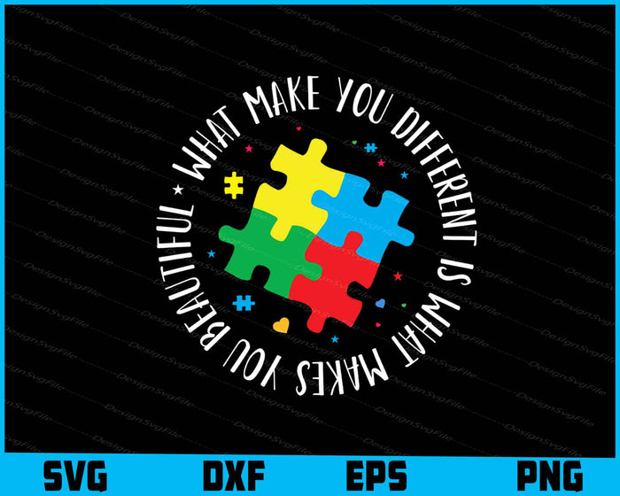 What Make You Different is What Makes You Beautiful SVG