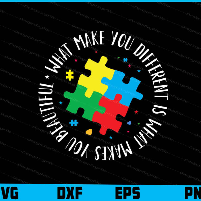 What Make You Different is What Makes You Beautiful SVG