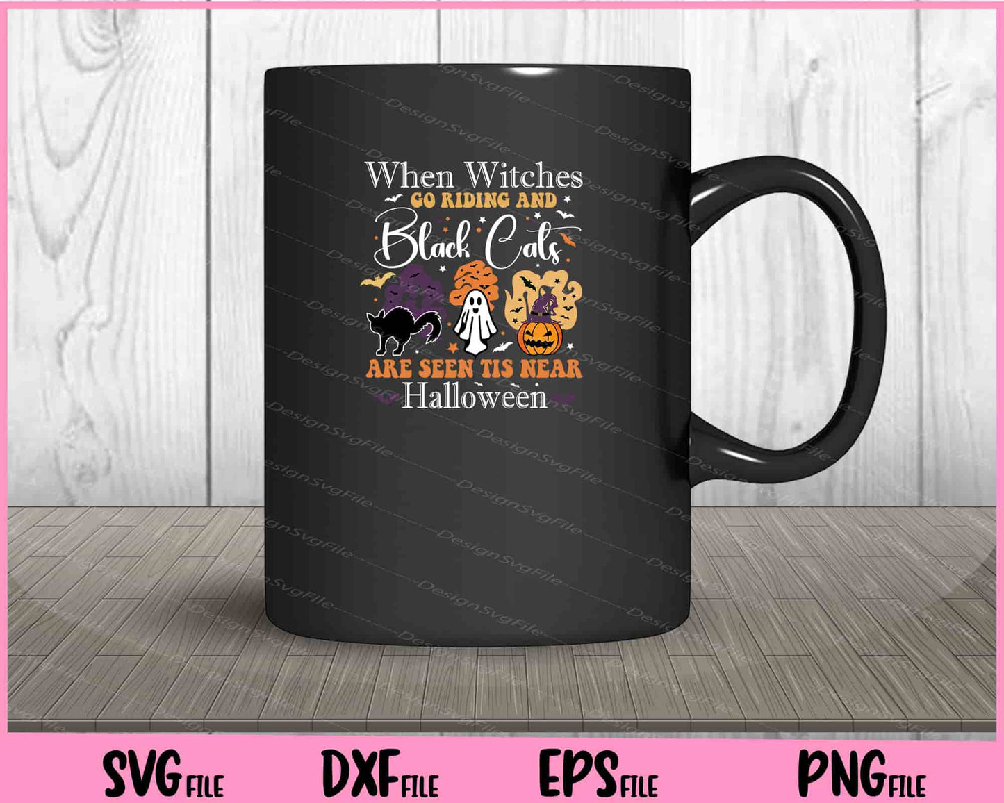 When Witches Go Riding And Black Cat Halloween Svg Cutting Printable Files  - Premium Cutting Files in SVG, PNG & EPS Formats - Premium SVG Cutting Files for Crafts