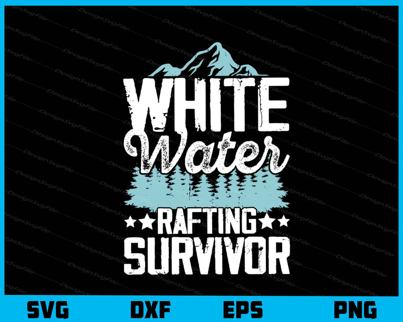 White Water Rafting Survivor svg