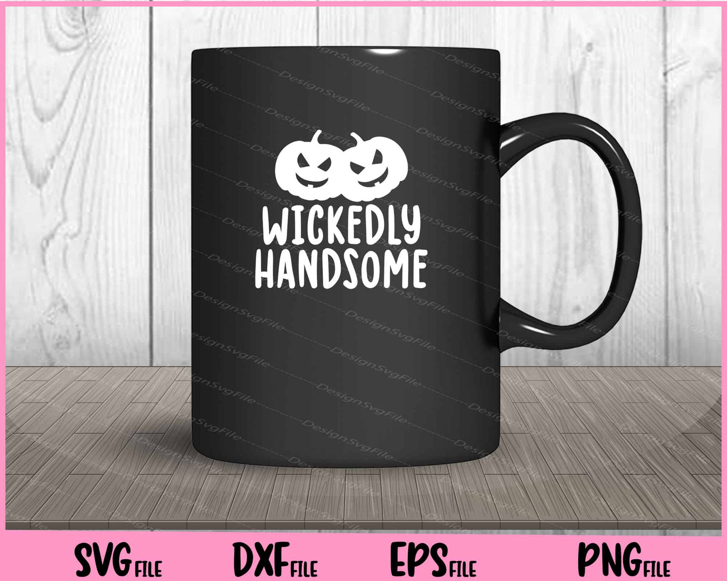 Wickedly Handsome Halloween Svg Cutting Printable Files  - Premium Cutting Files in SVG, PNG & EPS Formats - Premium SVG Cutting Files for Crafts