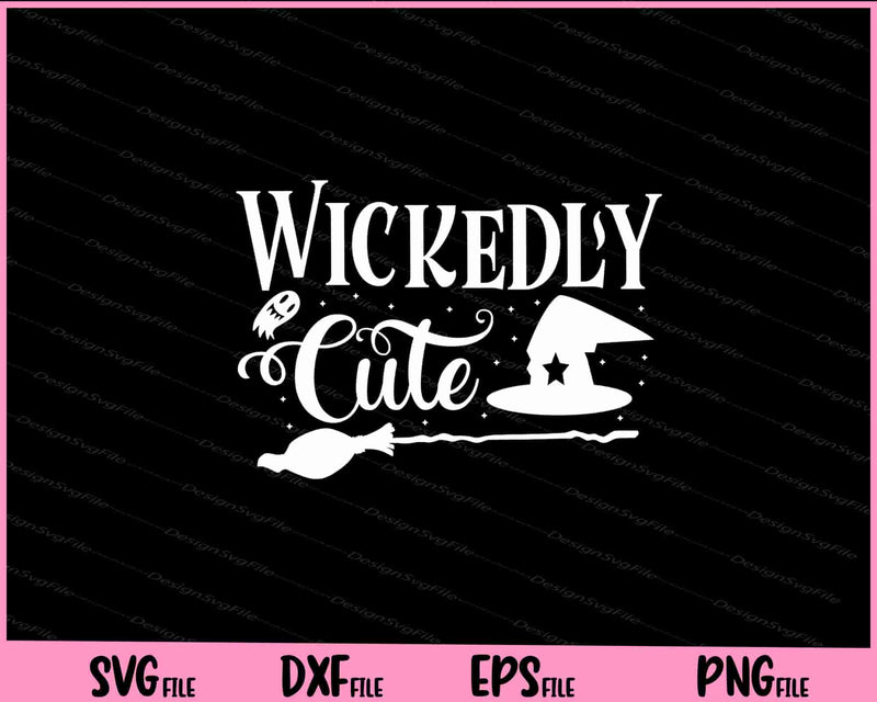 Wickedly cute Halloween Svg Cutting Printable Files  - Premium Cutting Files in SVG, PNG & EPS Formats - Premium SVG Cutting Files for Crafts
