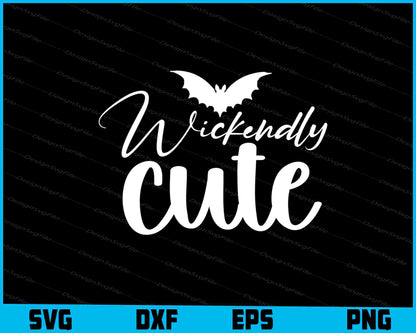 Wickendly Cute Halloween Svg Cutting Printable File  - Premium Cutting Files in SVG, PNG & EPS Formats - Premium SVG Cutting Files for Crafts