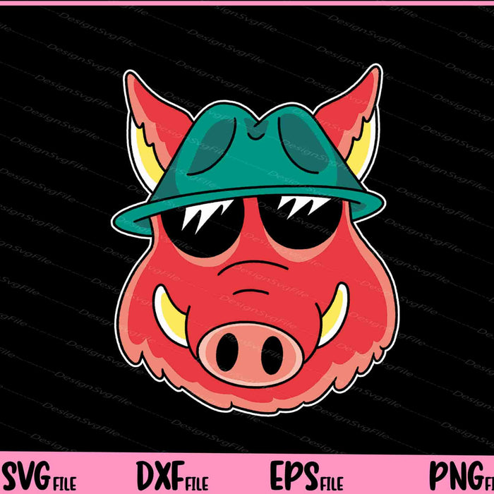 Wild Boar Cartoon Funny Svg Cutting Printable Files  - Premium Cutting Files in SVG, PNG & EPS Formats - Premium SVG Cutting Files for Crafts