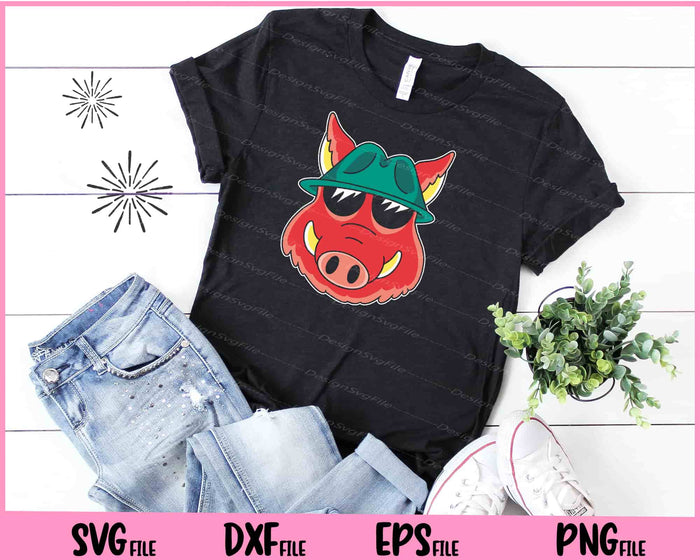 Wild Boar Cartoon Funny Svg Cutting Printable Files  - Premium Cutting Files in SVG, PNG & EPS Formats - Premium SVG Cutting Files for Crafts