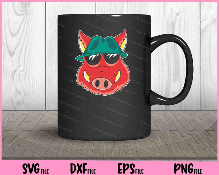 Wild Boar Cartoon Funny Svg Cutting Printable Files  - Premium Cutting Files in SVG, PNG & EPS Formats - Premium SVG Cutting Files for Crafts