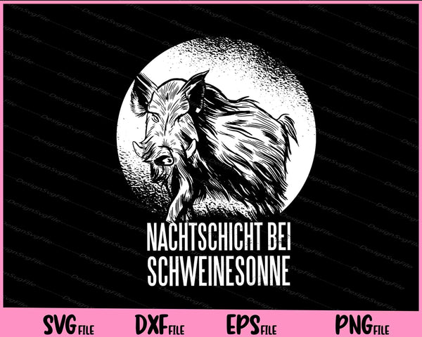 Wild Boar German Nachtschicht Bei svg