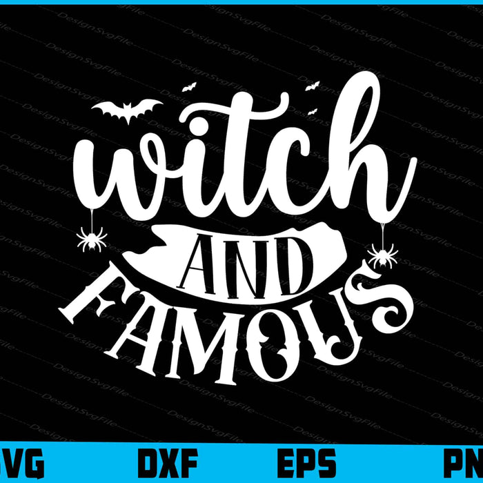 Witch And Famous Halloween