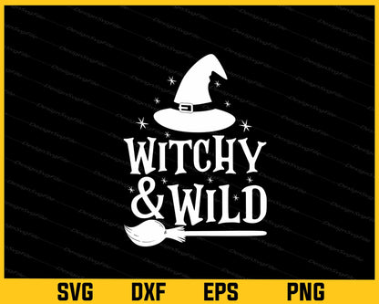 Witchy & Wild Halloween Svg Cutting Printable File  - Premium Cutting Files in SVG, PNG & EPS Formats - Premium SVG Cutting Files for Crafts