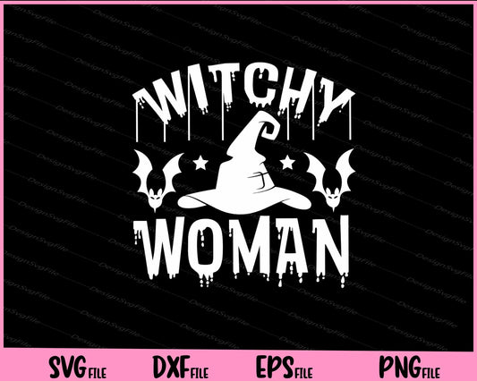 Witchy woman Halloween Svg Cutting Printable Files  - Premium Cutting Files in SVG, PNG & EPS Formats - Premium SVG Cutting Files for Crafts