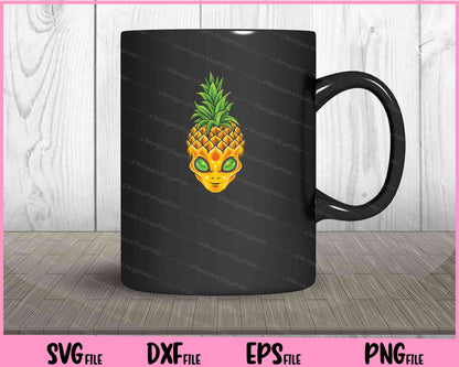 Pineapple Alien Ananas Face Scary Halloween Svg Cutting Printable Files  - Premium Cutting Files in SVG, PNG & EPS Formats - Premium SVG Cutting Files for Crafts