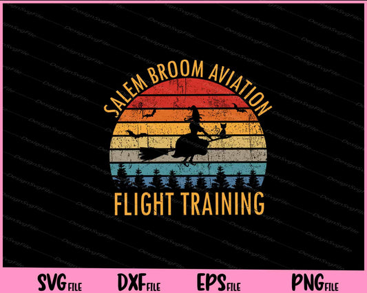 Salem Broom Aviation Flight Halloween Witch Cat Svg Cutting Printable Files  - Premium Cutting Files in SVG, PNG & EPS Formats - Premium SVG Cutting Files for Crafts