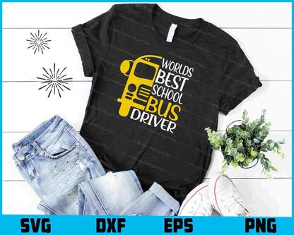 World’s Best School Bus Driver SVG