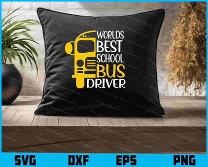 World’s Best School Bus Driver SVG