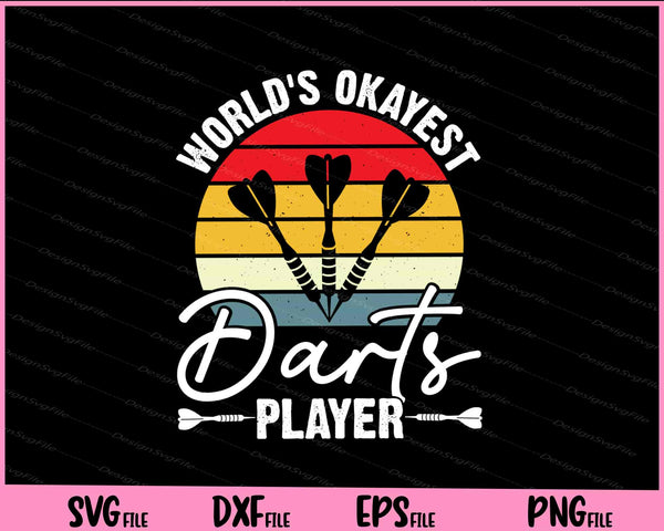 World’s Okayest Darts Player svg