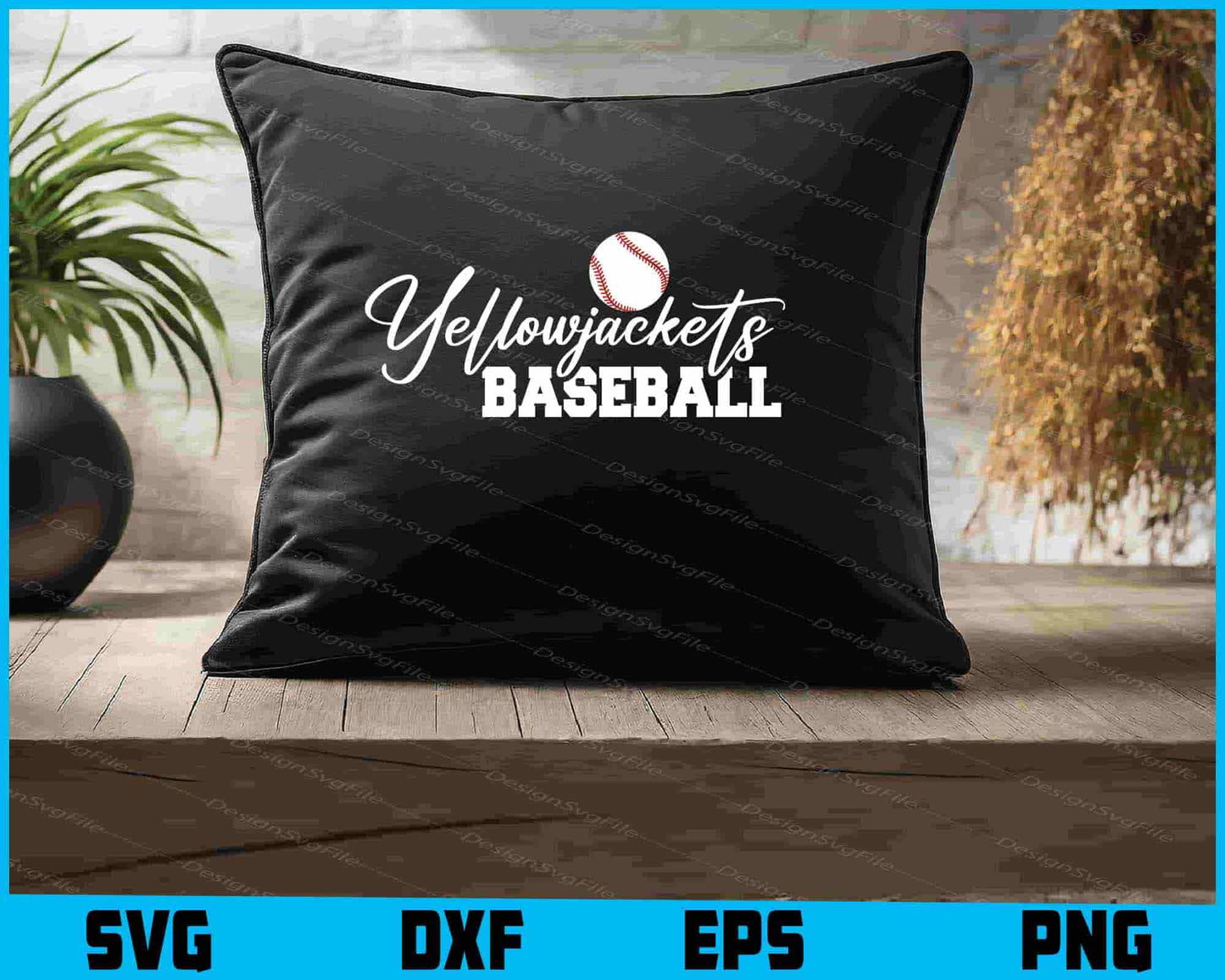 Yellowjackets Baseball SVG