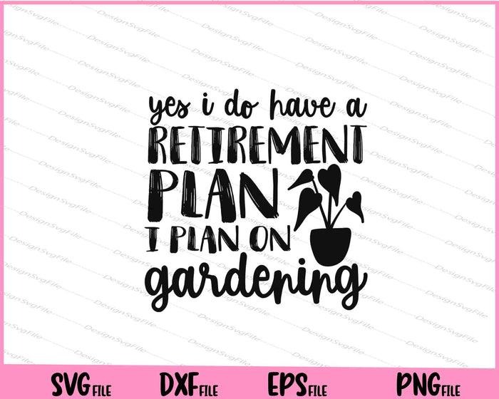 Collection of gardening-themed quotes in SVG, PNG, EPS, and DXF formats on a white background.