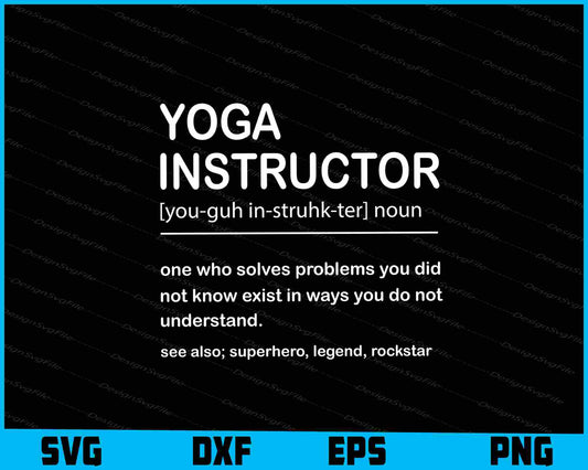 Yoga Instructor SVG Yoga Instructor Tumbler