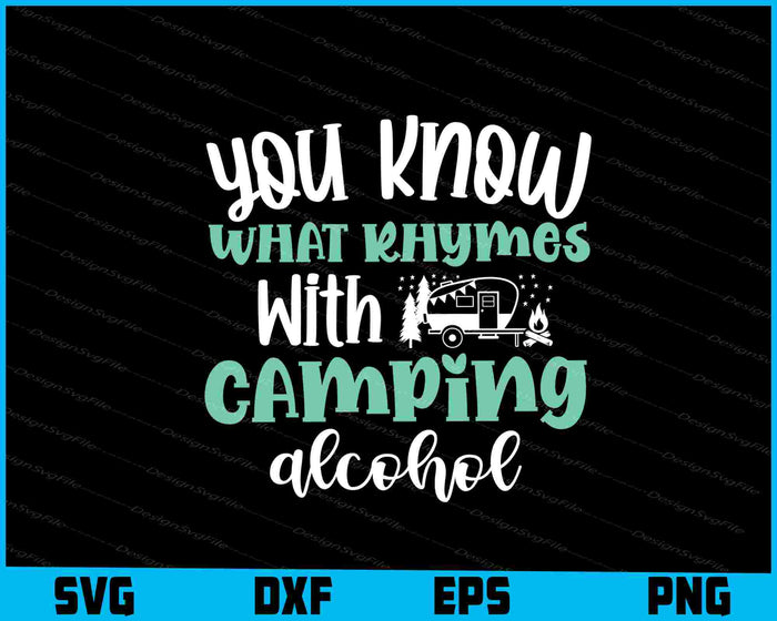 Happy Camping Bundle SVG Camping Dog PNG