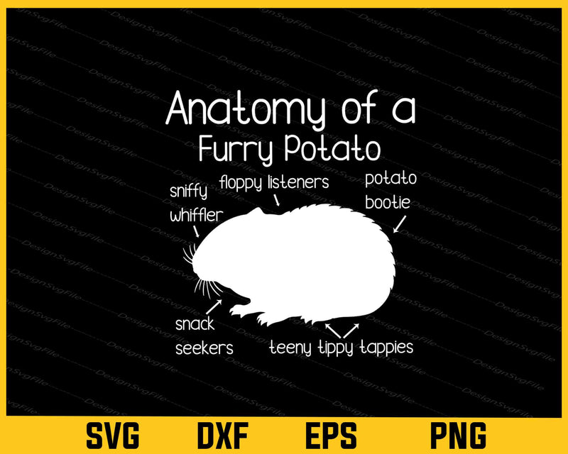 Anatomy Of A Furry Potato svg