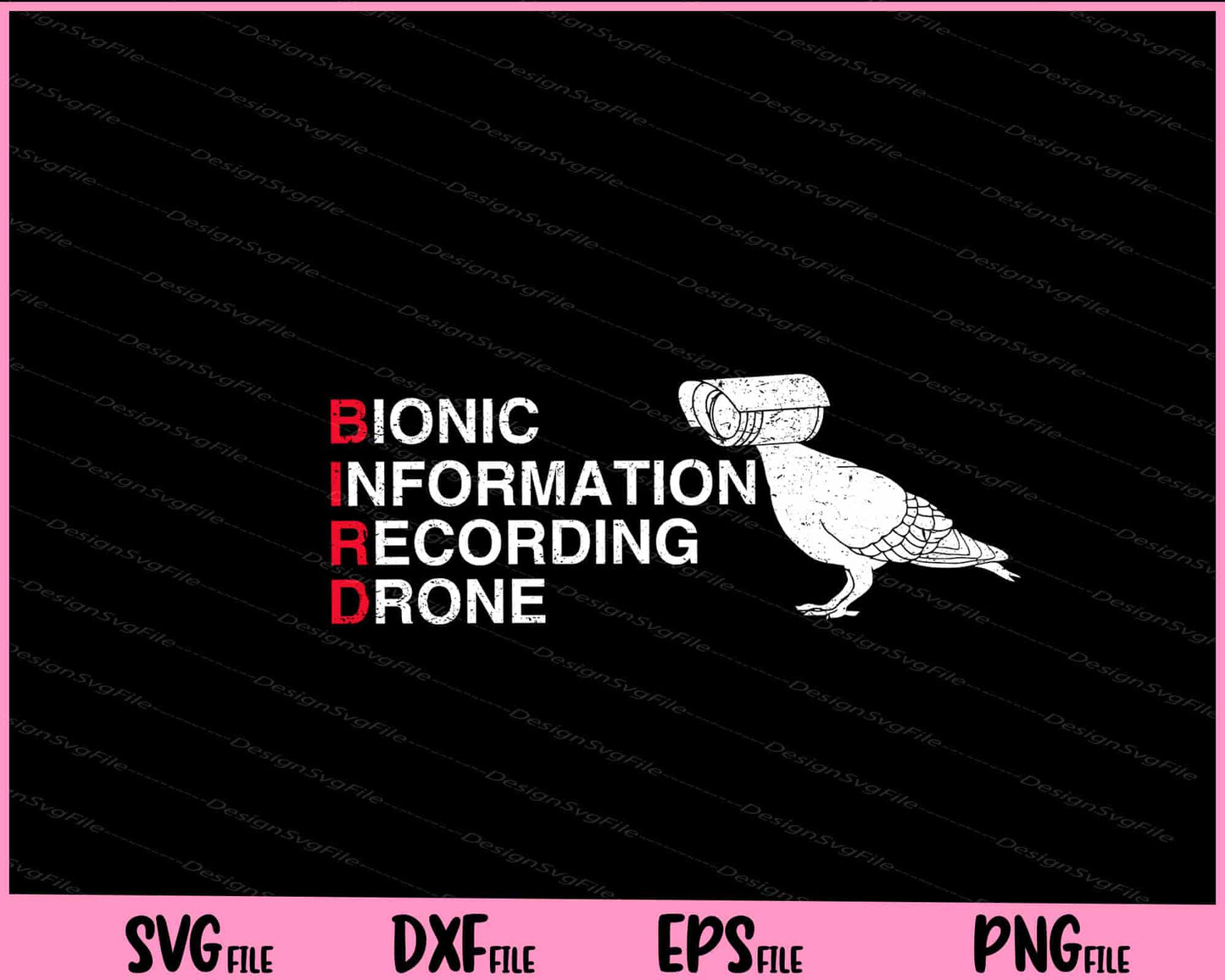 Bionic Information Recording Drone Svg Cutting Printable Files  - Premium Cutting Files in SVG, PNG & EPS Formats - Premium SVG Cutting Files for Crafts