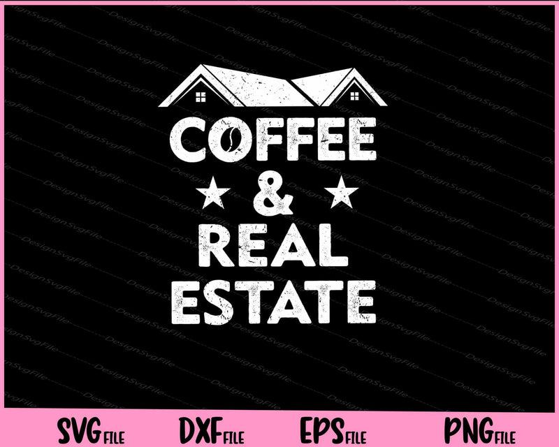 Coffee & Real estate svg